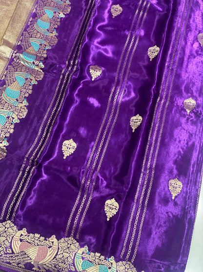 Satin banaras silk