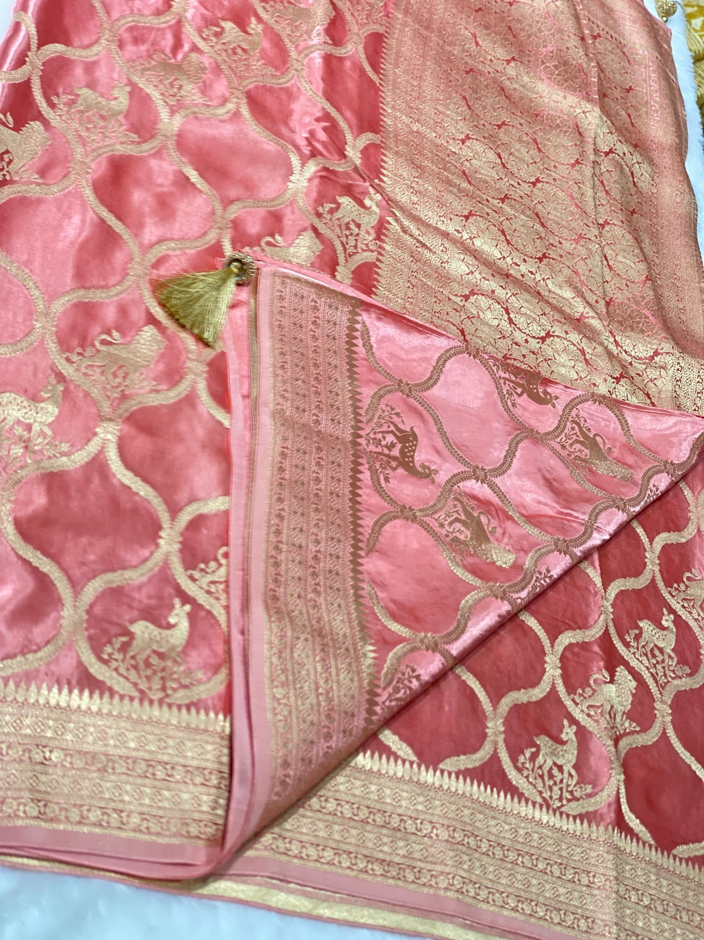 Banarasi Mushru Satin silk