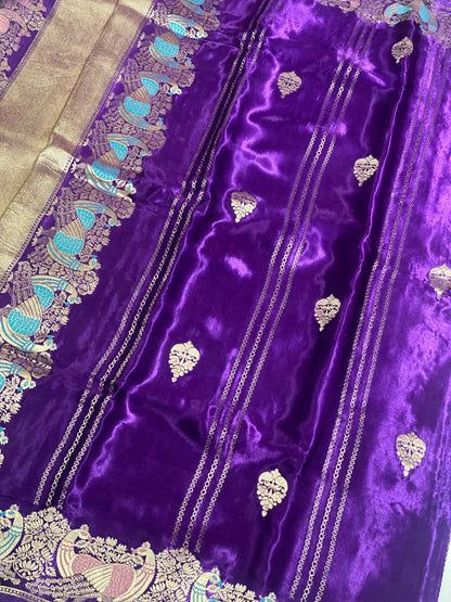 Satin banaras silk