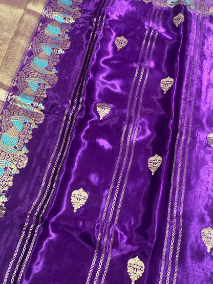 Satin banaras silk