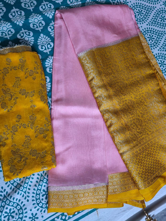 Pure Munga Banarasi silk
