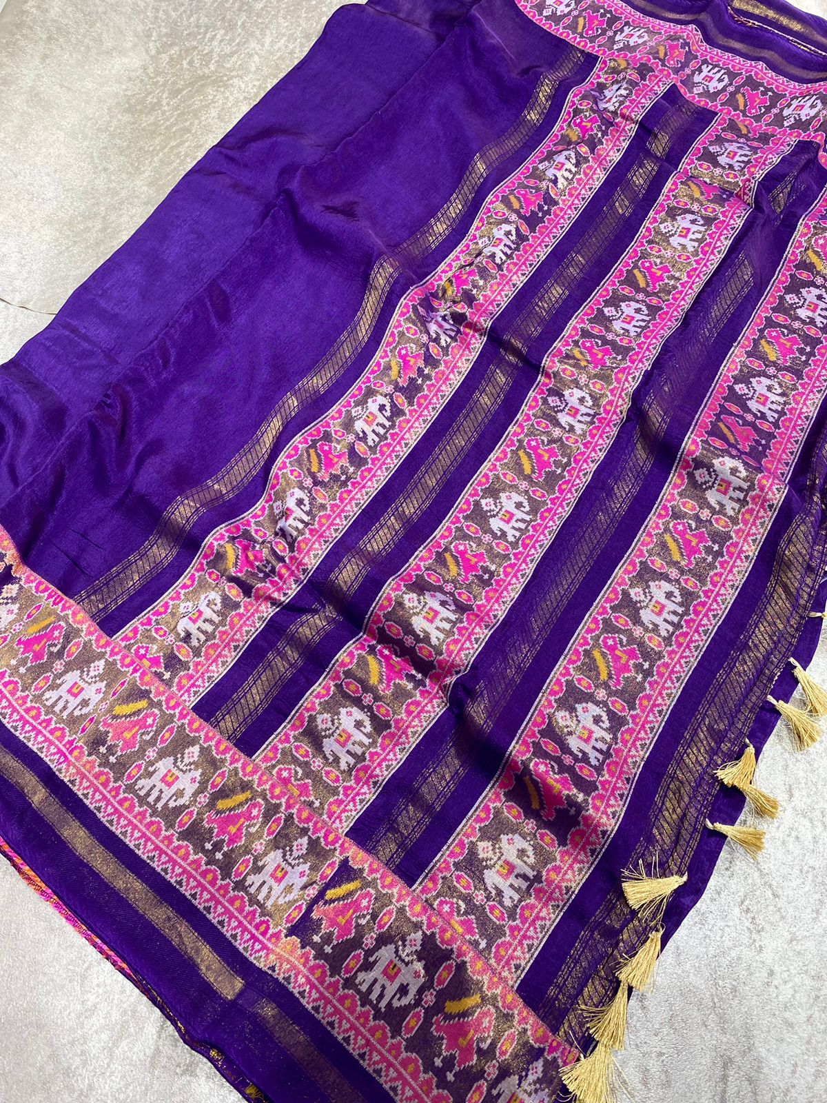 Munga Silk Patola Saree