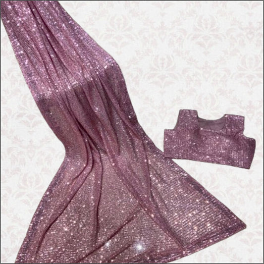 Sequins Saree Imported Net