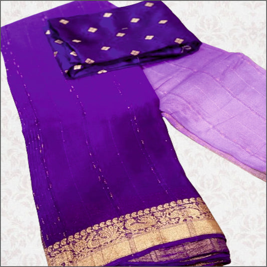 Banarasi Shaded Georgette Saree