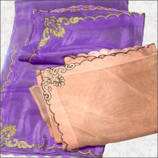 Handwork Tissue Silk Saree